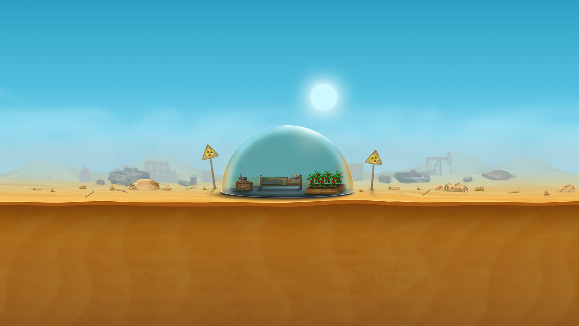 Локация для мобильной игры Zero City