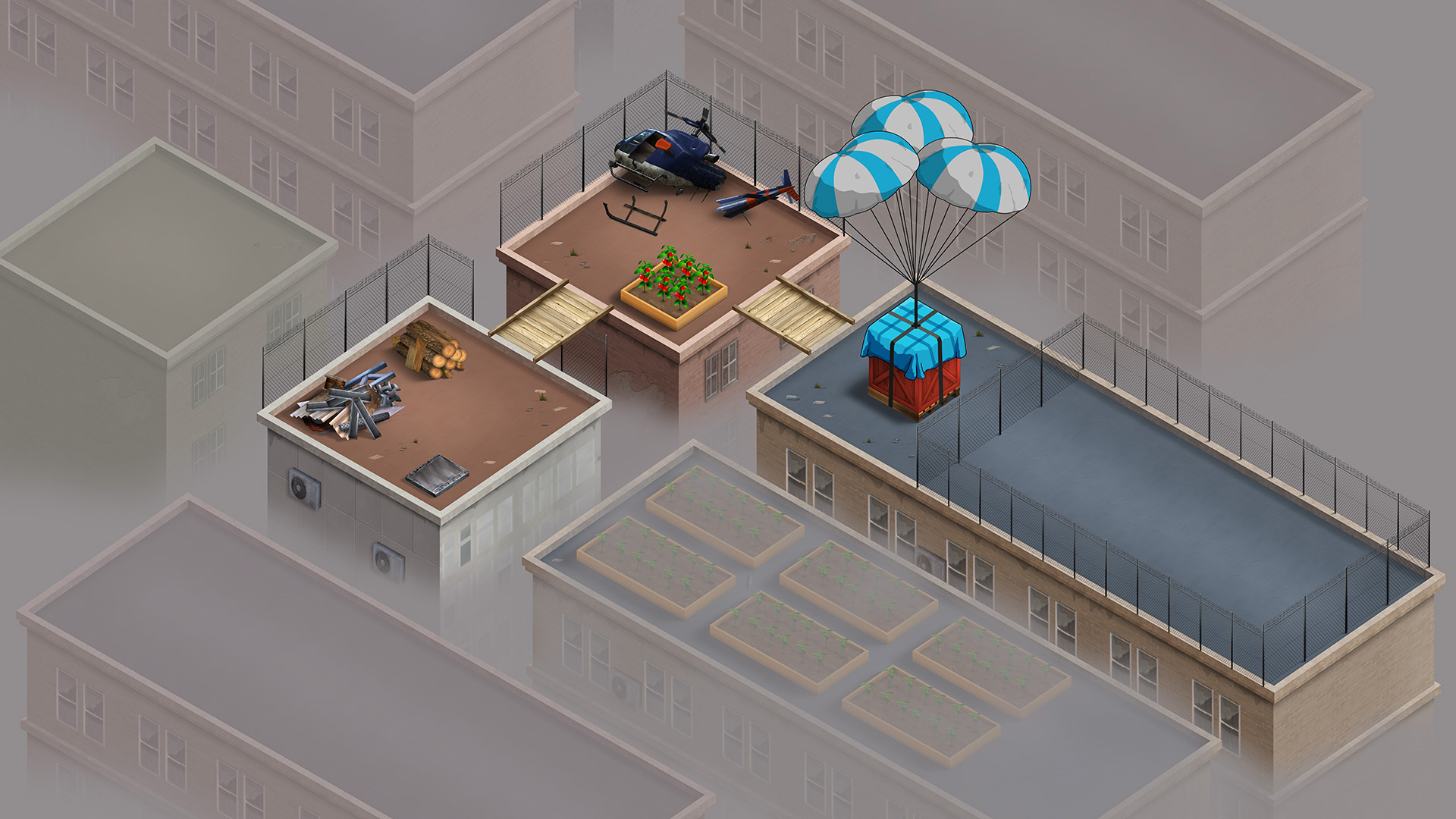 Game illustration локации для Zero City