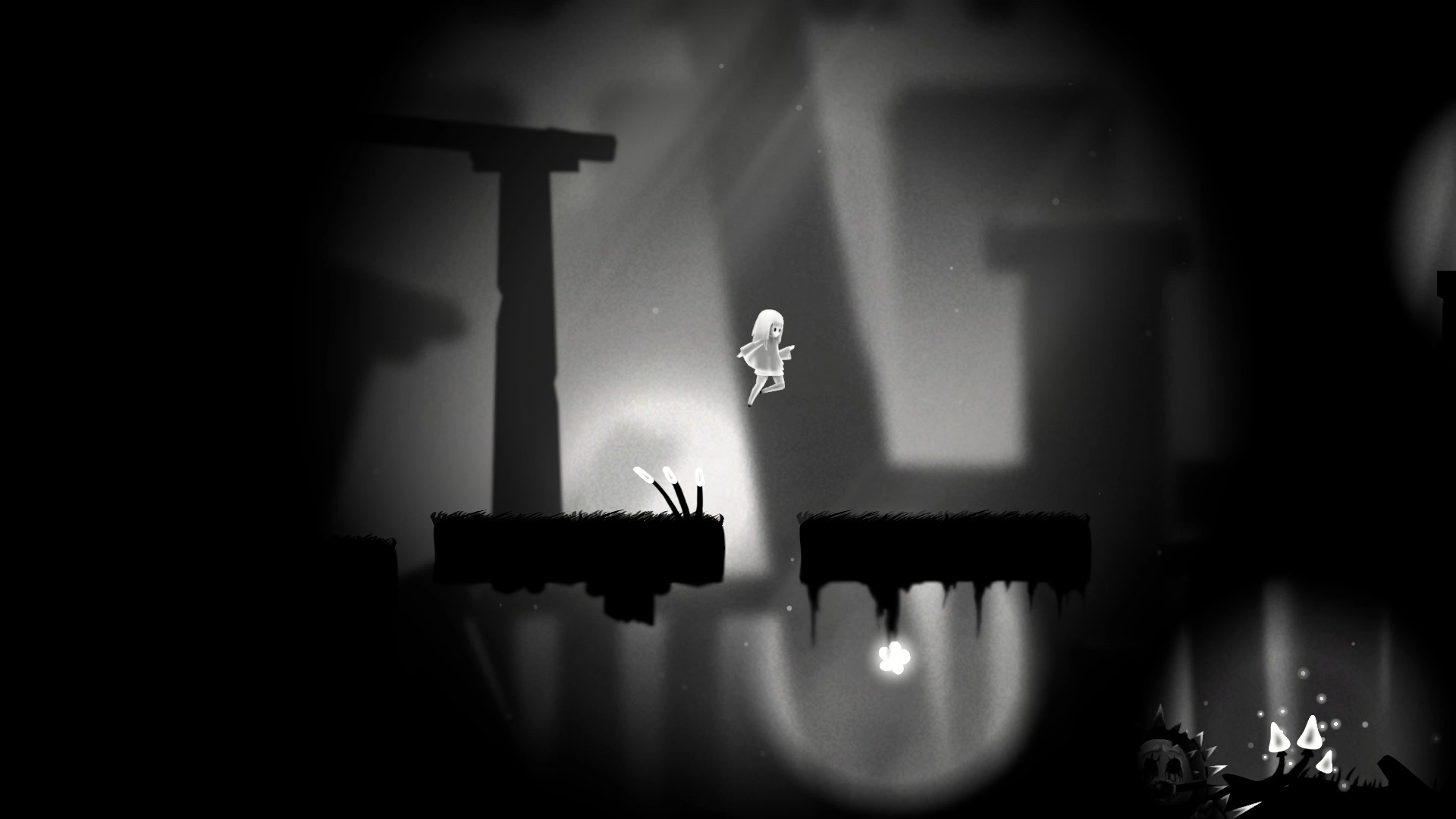 Игровая 2D-сцена из прототипа In The Darkness